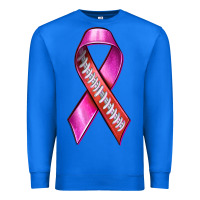 True Royal Breast Cancer Ribbon American Football Premium Sweatshirt - texasbilliewilder