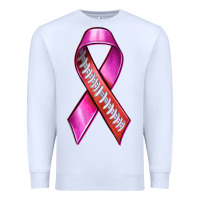 White Breast Cancer Ribbon American Football Premium Sweatshirt - texasbilliewilder