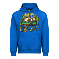 Cobalt happy camper caravan and gnome Urban Hoodie - BarkalooDesign