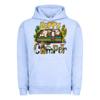 Pigment Grape Ice happy camper caravan and gnome Urban Hoodie - BarkalooDesign