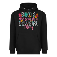 Black boots and bling it s a cowgirl thing Heavyweight Hoodie - Zillion Design Studio