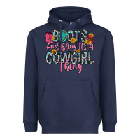 Navy boots and bling it s a cowgirl thing Heavyweight Hoodie - Zillion Design Studio