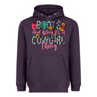 Plum boots and bling it s a cowgirl thing Heavyweight Hoodie - Zillion Design Studio