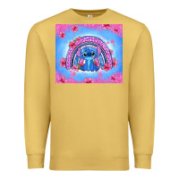 Antique Gold stitch rainbow Premium Sweatshirt - Zillion Design Studio
