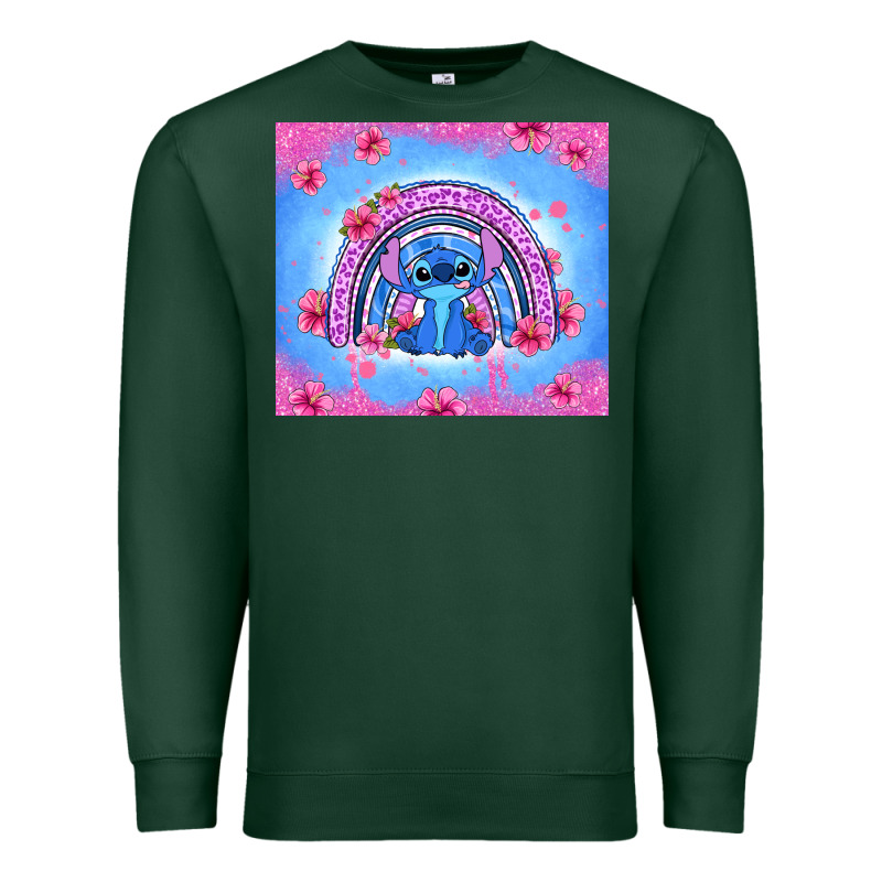 Stitch Rainbow Premium Sweatshirt by Zillion Design Studio | Teevron