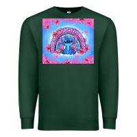 Sports Green stitch rainbow Premium Sweatshirt - Zillion Design Studio