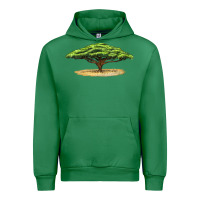 Emerald acacia tree Urban Hoodie - LillyAllenDesigns