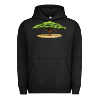 Pigment Black acacia tree Urban Hoodie - LillyAllenDesigns