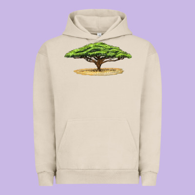 Acacia Tree Urban Hoodie Designed By Lillyallendesigns