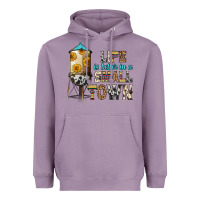 Lavender life is better in a small town Heavyweight Hoodie - Zillion Design Studio