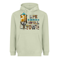 Matcha life is better in a small town Heavyweight Hoodie - Zillion Design Studio