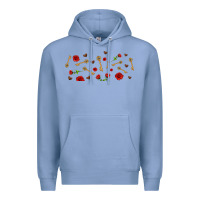 Colony Blue rosses and keys Premium Hoodie - AdoDesignShop