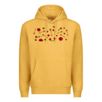 Mustard rosses and keys Premium Hoodie - AdoDesignShop