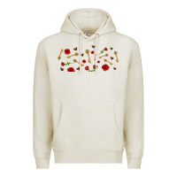 Oatmeal Heather rosses and keys Premium Hoodie - AdoDesignShop