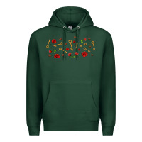 Sports Green rosses and keys Premium Hoodie - AdoDesignShop