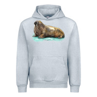 Heather Grey Walrus Urban Hoodie - LillyAllenDesigns