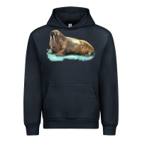 Navy Walrus Urban Hoodie - LillyAllenDesigns