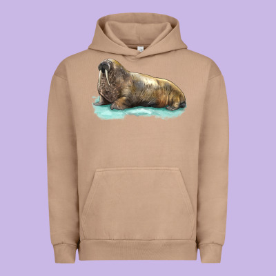 Walrus Urban Hoodie Designed By Lillyallendesigns