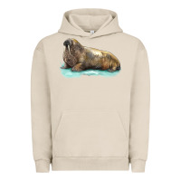 Pigment French Oak Walrus Urban Hoodie - LillyAllenDesigns
