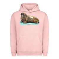 Pigment Salmon Walrus Urban Hoodie - LillyAllenDesigns