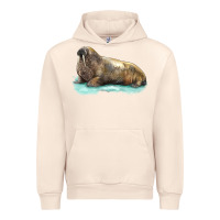 Sandshell Walrus Urban Hoodie - LillyAllenDesigns