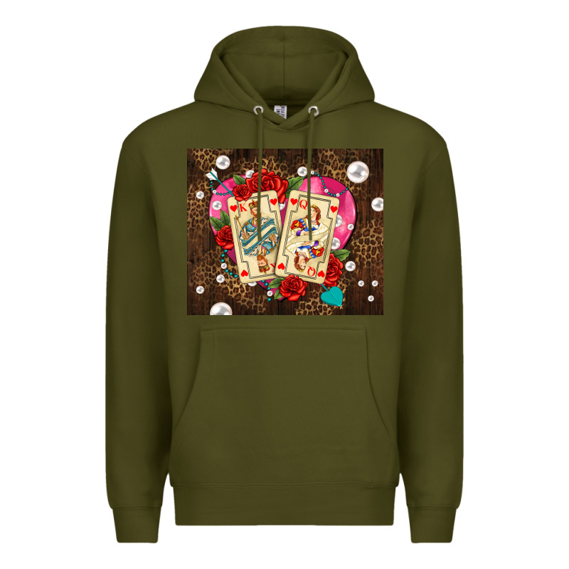 Playing Cards And Pearls Premium Hoodie by AdoDesignShop | Teevron