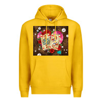 Lemon playing cards and pearls Premium Hoodie - AdoDesignShop