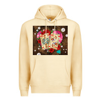 Pina Colada playing cards and pearls Premium Hoodie - AdoDesignShop
