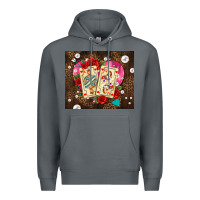 Rock playing cards and pearls Premium Hoodie - AdoDesignShop