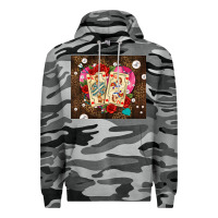 Slate Camo playing cards and pearls Premium Hoodie - AdoDesignShop