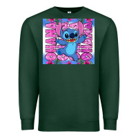Sports Green stitch ohana Premium Sweatshirt - Zillion Design Studio