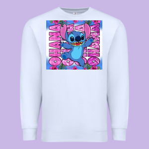 Stitch Ohana Premium Sweatshirt Designed By Zillion Design Studio