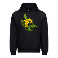 Black yellow elder flower Urban Hoodie - LillyAllenDesigns