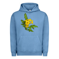 Pigment Pebble Blue yellow elder flower Urban Hoodie - LillyAllenDesigns
