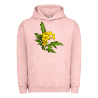 Pigment Salmon yellow elder flower Urban Hoodie - LillyAllenDesigns