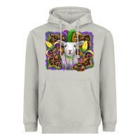 Moon Dust mardi gras baby sheep king cake fleur de lis Heavyweight Hoodie - RanaPortraitStore