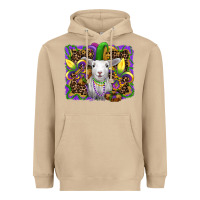 Mushroom mardi gras baby sheep king cake fleur de lis Heavyweight Hoodie - RanaPortraitStore