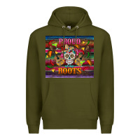 Army Green proud of my roots tumbler Premium Hoodie - BundleAndBundleShop