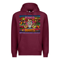 Burgundy proud of my roots tumbler Premium Hoodie - BundleAndBundleShop