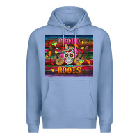 Colony Blue proud of my roots tumbler Premium Hoodie - BundleAndBundleShop