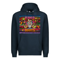 Navy proud of my roots tumbler Premium Hoodie - BundleAndBundleShop