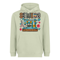 Matcha sewing life Heavyweight Hoodie - Zillion Design Studio