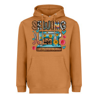 Meerkat sewing life Heavyweight Hoodie - Zillion Design Studio