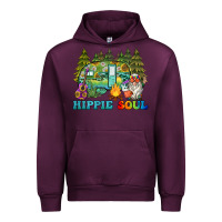 Mauve Wine hippie soul camping Urban Hoodie - BarkalooDesign