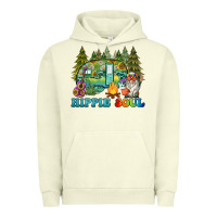 Pigment Pistachio hippie soul camping Urban Hoodie - BarkalooDesign