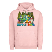 Pigment Salmon hippie soul camping Urban Hoodie - BarkalooDesign