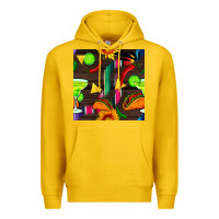 Lemon margarita and taco seamless pattern Premium Hoodie - BundleAndBundleShop