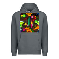 Rock margarita and taco seamless pattern Premium Hoodie - BundleAndBundleShop
