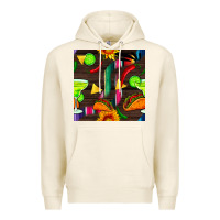 Tofu margarita and taco seamless pattern Premium Hoodie - BundleAndBundleShop
