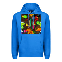 True Royal margarita and taco seamless pattern Premium Hoodie - BundleAndBundleShop